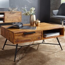 Couchtisch in Braun - 55x87x41 (LxBxH)