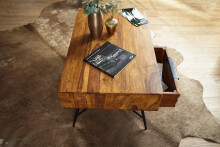 Couchtisch in Braun - 55x87x41 (LxBxH)