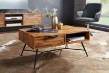 Couchtisch in Braun - 55x87x41 (LxBxH)