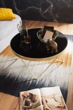 Couchtisch in Schwarz - 39 (H)