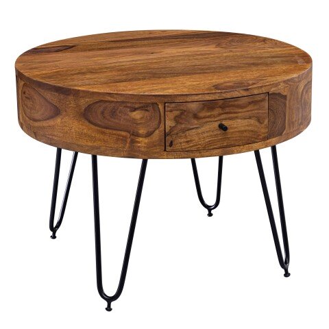 Couchtisch in Braun - 60x60x44 (LxBxH)