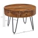 Couchtisch in Braun - 60x60x44 (LxBxH)