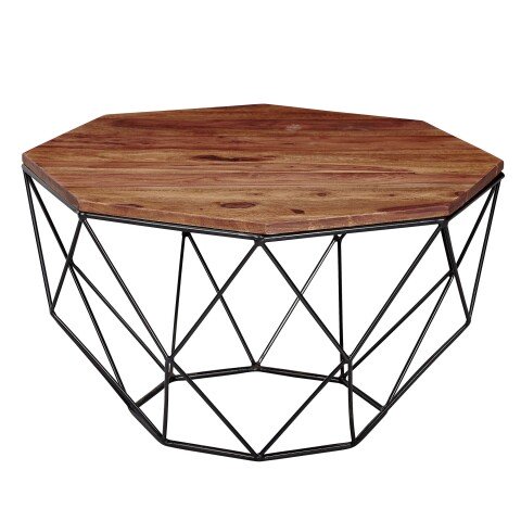 Couchtisch in Braun - 66x66x40 (LxBxH)