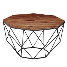 Couchtisch in Braun - 66x66x40 (LxBxH)