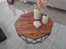 Couchtisch in Braun - 66x66x40 (LxBxH)