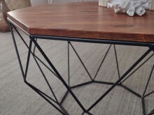 Couchtisch in Braun - 66x66x40 (LxBxH)