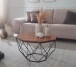 Couchtisch in Braun - 66x66x40 (LxBxH)