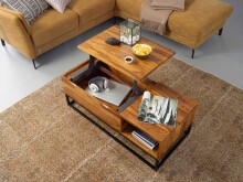 Couchtisch in Braun - 50x110x40 (LxBxH)