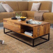 Couchtisch in Braun - 50x110x40 (LxBxH)