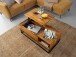 Couchtisch in Braun - 50x110x40 (LxBxH)