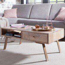 Couchtisch in Braun - 50x95x42 (LxBxH)