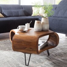 Couchtisch in Braun - 55x55x38 (LxBxH)