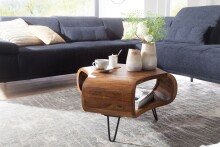Couchtisch in Braun - 55x55x38 (LxBxH)