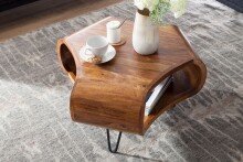 Couchtisch in Braun - 55x55x38 (LxBxH)
