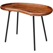 Couchtisch in Braun - 40x71x51 (LxBxH)