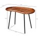 Couchtisch in Braun - 40x71x51 (LxBxH)