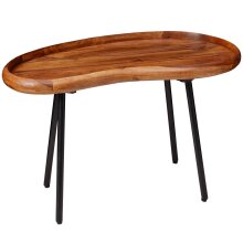 Couchtisch in Braun - 40x71x42 (LxBxH)