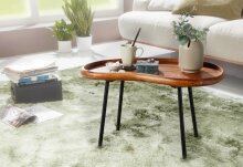 Couchtisch in Braun - 40x71x42 (LxBxH)