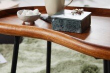 Couchtisch in Braun - 40x71x42 (LxBxH)