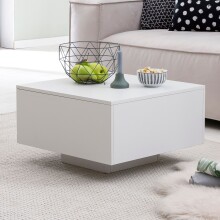 Couchtisch in Weiß - 60x60x35cm (LxBxH)
