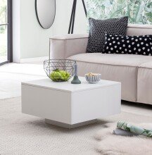 Couchtisch in Weiß - 60x60x35cm (LxBxH)