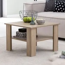 Couchtisch in Grau - 60x60x42cm (LxBxH)