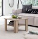 Couchtisch in Grau - 60x60x42cm (LxBxH)