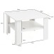 Couchtisch in Weiß - 60x60x42cm (LxBxH)