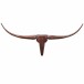 Dekogeweih in Braun aus Lackiertes Aluminium - 100x6x40cm (LxBxH)
