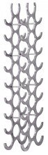 Weinregal in Silber aus Weinregal: Aluminium - 31x14x98cm...