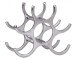 Weinregal in Silber aus Weinregal: Aluminium - 29x14x24cm (LxBxH)