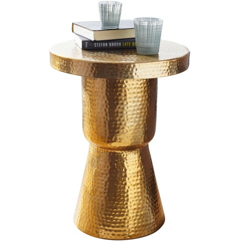 Beistelltisch in Gold aus Kompletter Anstelltisch: Aluminium - 59cm (H)