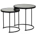 Satztisch (2er Set) in Schwarz - 50 (H)