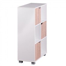 Bücherregal in Weiß - 60x30x94cm (LxBxH)