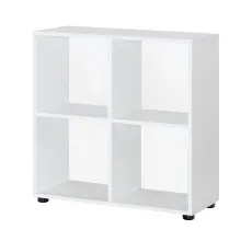 Bücherregal in Weiß - 70x29x72cm (LxBxH)