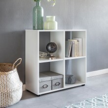 Bücherregal in Weiß - 70x29x72cm (LxBxH)