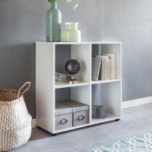 Bücherregal in Weiß - 70x29x72cm (LxBxH)
