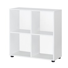 Bücherregal in Weiß - 70x29x72cm (LxBxH)