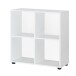 Bücherregal in Weiß - 70x29x72cm (LxBxH)