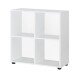Bücherregal in Weiß - 70x29x72cm (LxBxH)