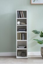 Bücherregal in Weiß - 20x21x91cm (LxBxH)