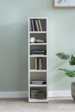 Bücherregal in Weiß - 20x21x91cm (LxBxH)