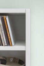 Bücherregal in Weiß - 20x21x91cm (LxBxH)