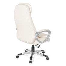 Bürostuhl in Cremefarben - 67x58x128cm (LxBxH)