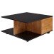 Couchtisch in Braun - 70x70x36cm (LxBxH)