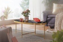 Couchtisch in Gold - 56x110x40 (LxBxH)