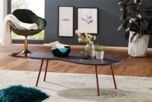 Couchtisch in Grau - 63x122x34cm (LxBxH)