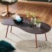 Couchtisch in Grau - 63x122x34cm (LxBxH)