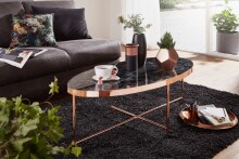 Couchtisch in Orange - 56x110x40 (LxBxH)