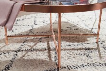 Couchtisch in Orange - 82x82x40 (LxBxH)